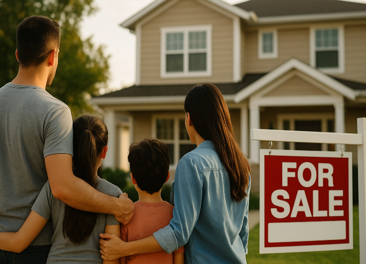 Imagen potente que retrata las emociones de quienes intentan comprar casa sin saber por dónde empezar. Contrasta la incertidumbre inicial con la seguridad que brinda un equipo de expertos. Ideal para campañas de educación financiera e inmobiliaria dirigidas a compradores primerizos.