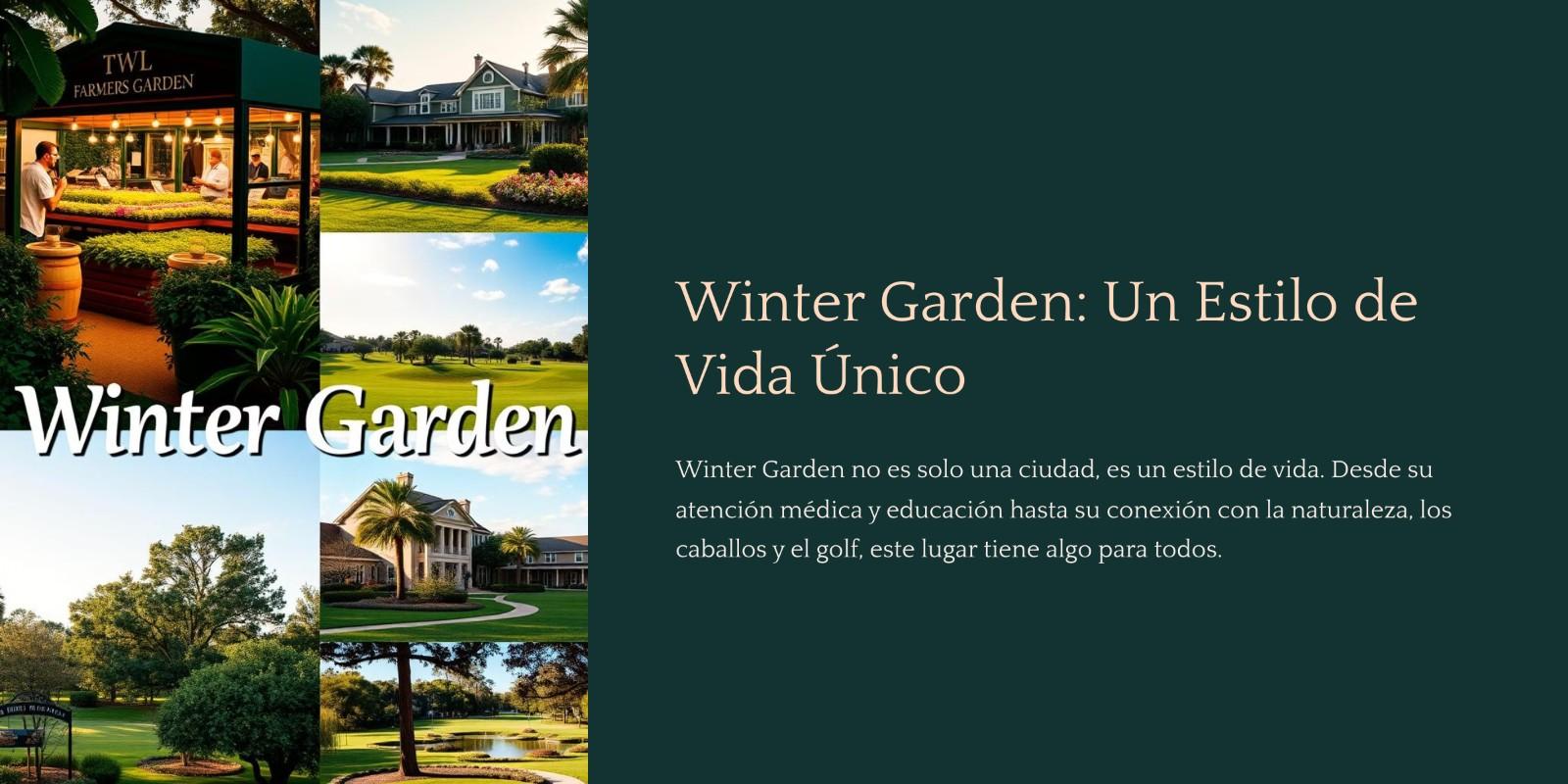 Cosas que debes saber antes de mudarte a WINTER GARDEN FL