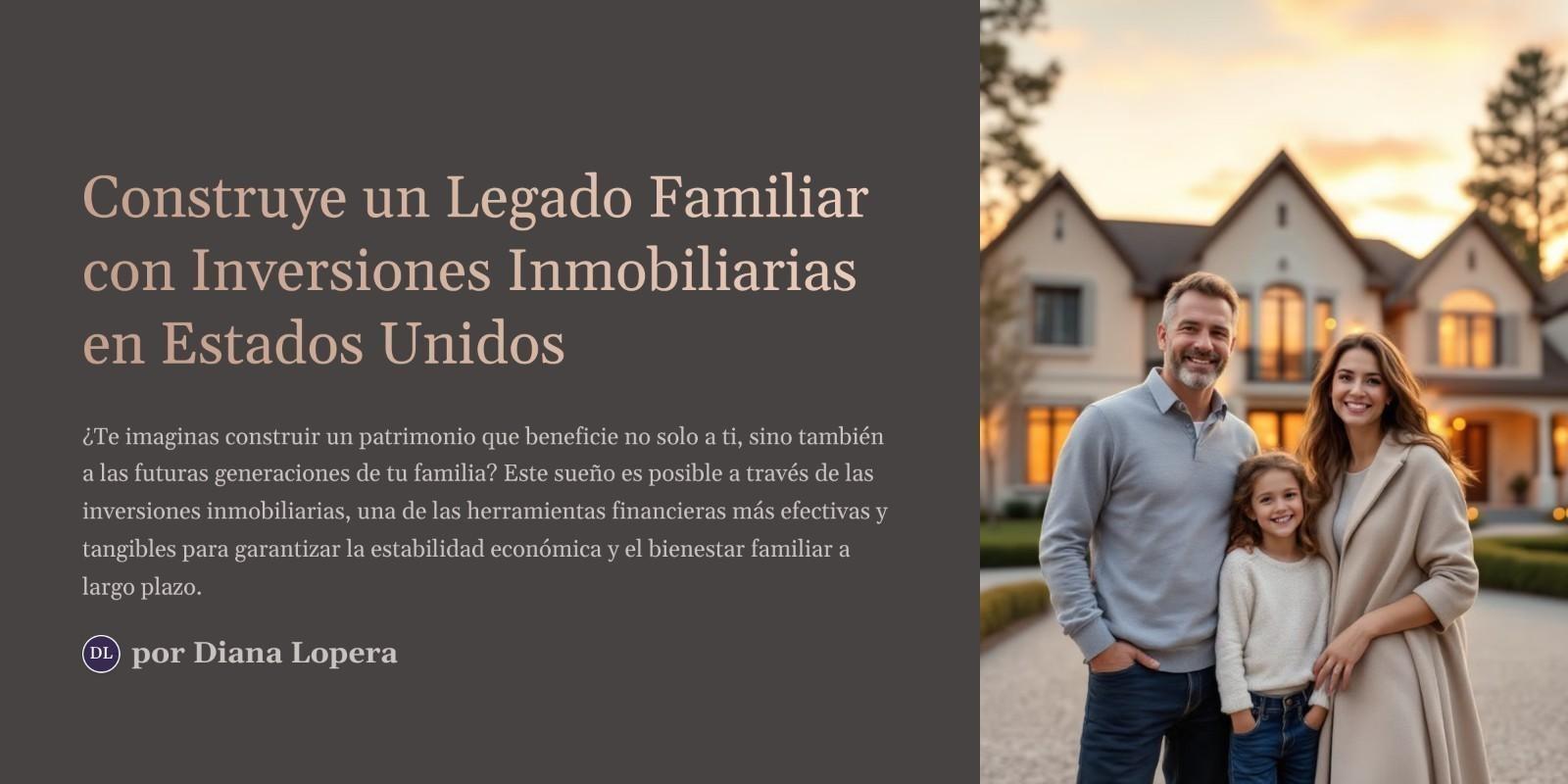 Construye un Legado Familiar Sólido con Inversiones Inmobiliarias Inteligentes en EE. UU.