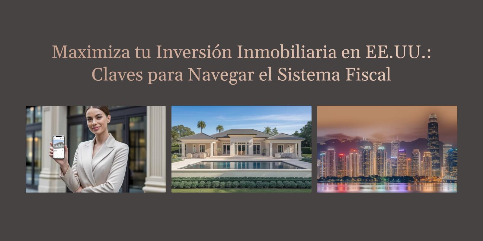 Maximiza tu Inversión Inmobiliaria en EE.UU.: Claves para Navegar el Sistema Fiscal